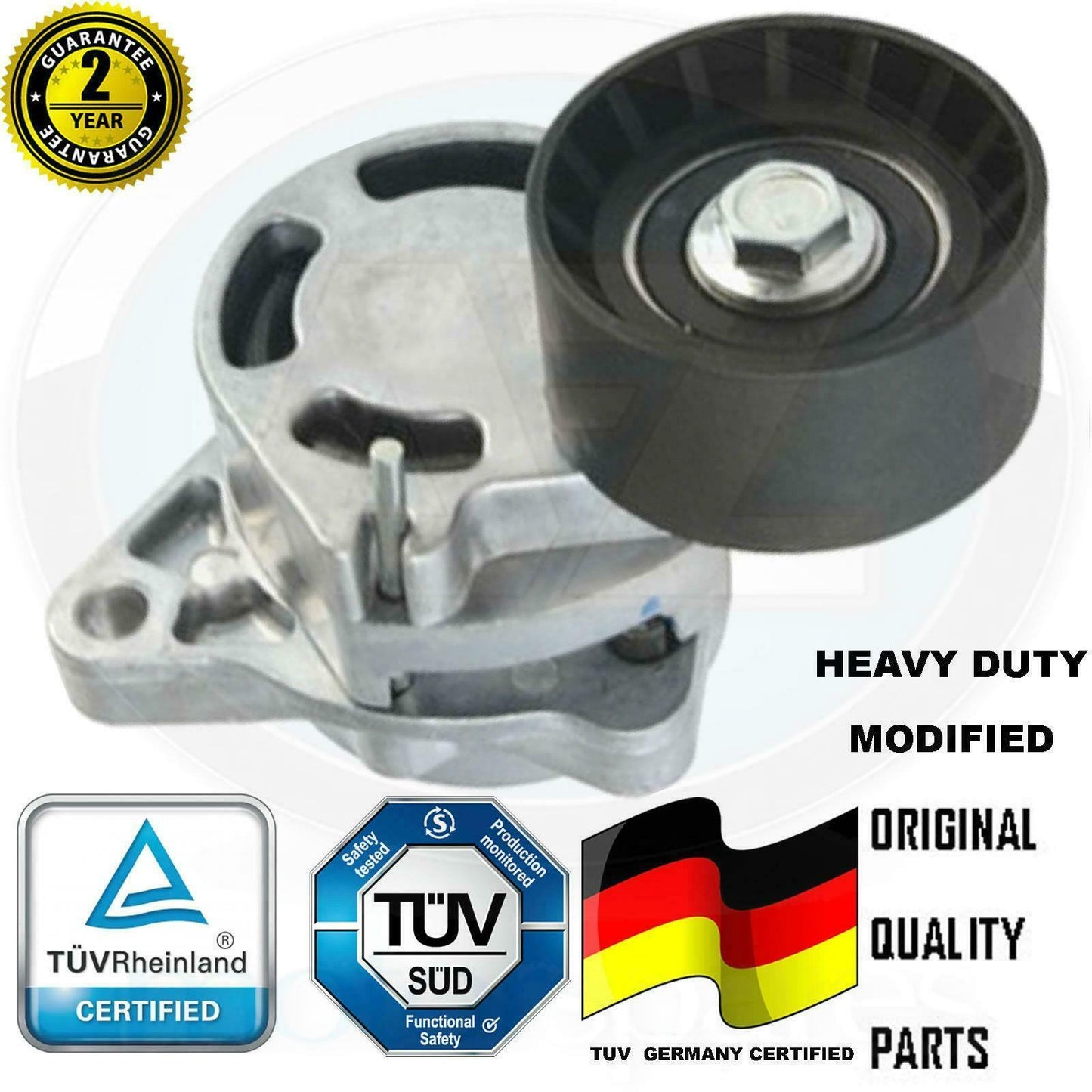 FIT Vivaro Movano 2.2 2.5 DTI CDTI Auxiliary Alternator drive Fan Belt Tensioner
