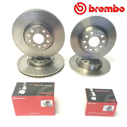 For Vw Golf MK5 2.0 GT TDI 140 Front Rear Brembo Brake Discs And Pads 288/253mm