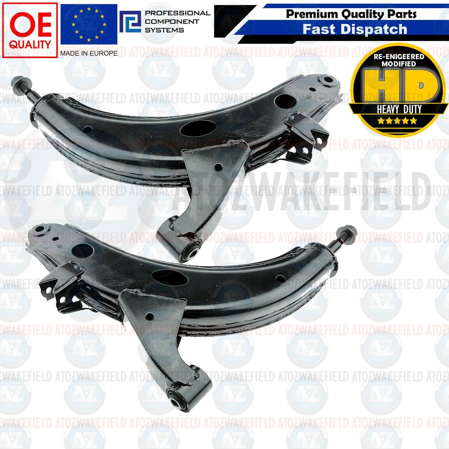Front Lower Left Right Suspension Control Arms For Subaru Impreza 92-00 *STEEL*
