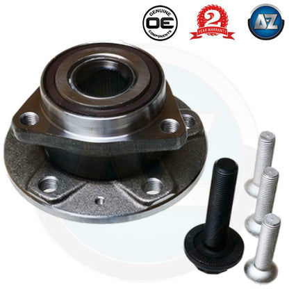 Front Wheel Bearing Hub Kit Audi A3 TT Seat Leon Skoda VW Golf Passat 3 Knuckle