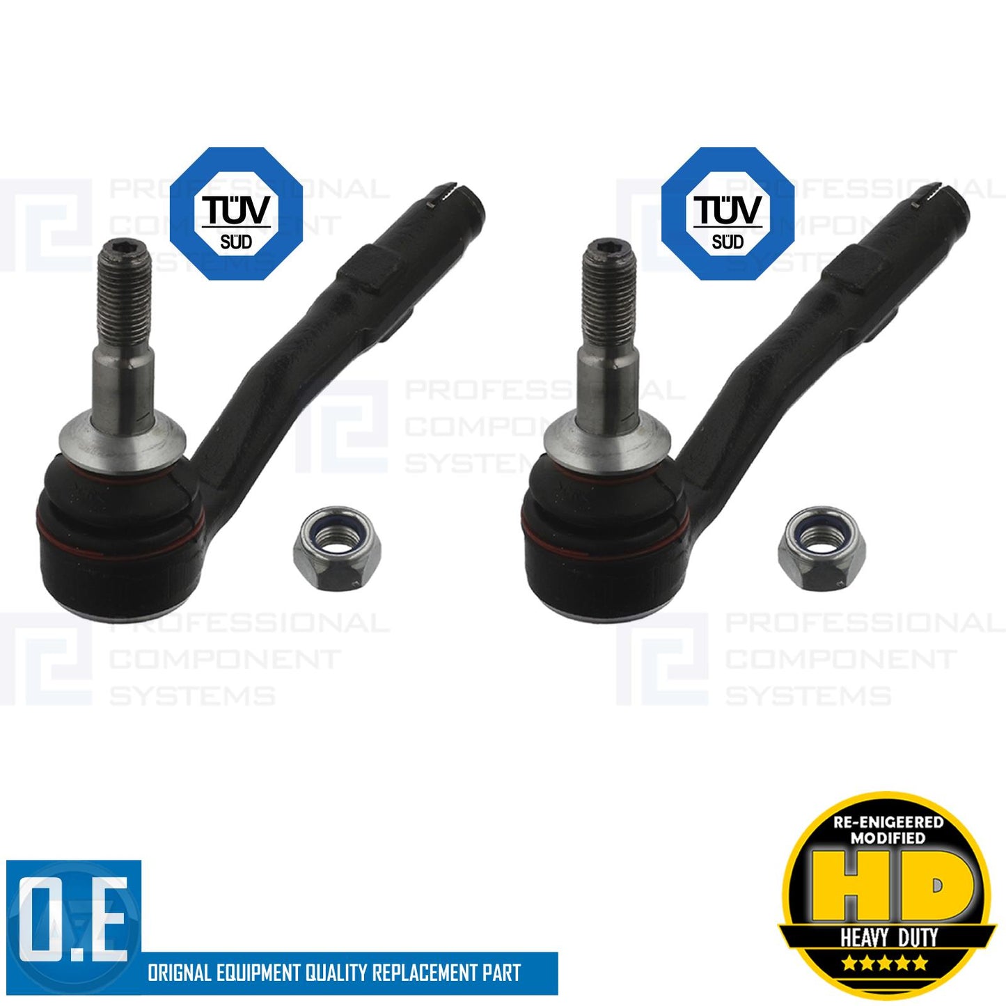 FIT BMW 5 SERIES E60 E61 FRONT LEFT RIGHT OUTER STEERING TRACK RACK TIE ROD ENDS
