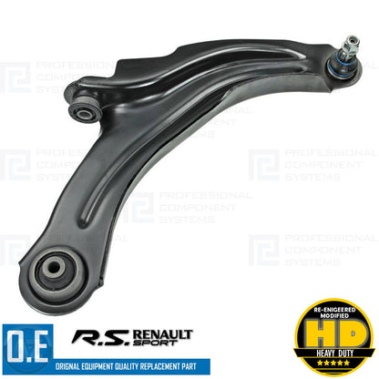 FOR RENAULT CLIO SPORT RS 1.6 TROPHY FRONT RIGHT SUSPENSION WISHBONE CONTROL ARM
