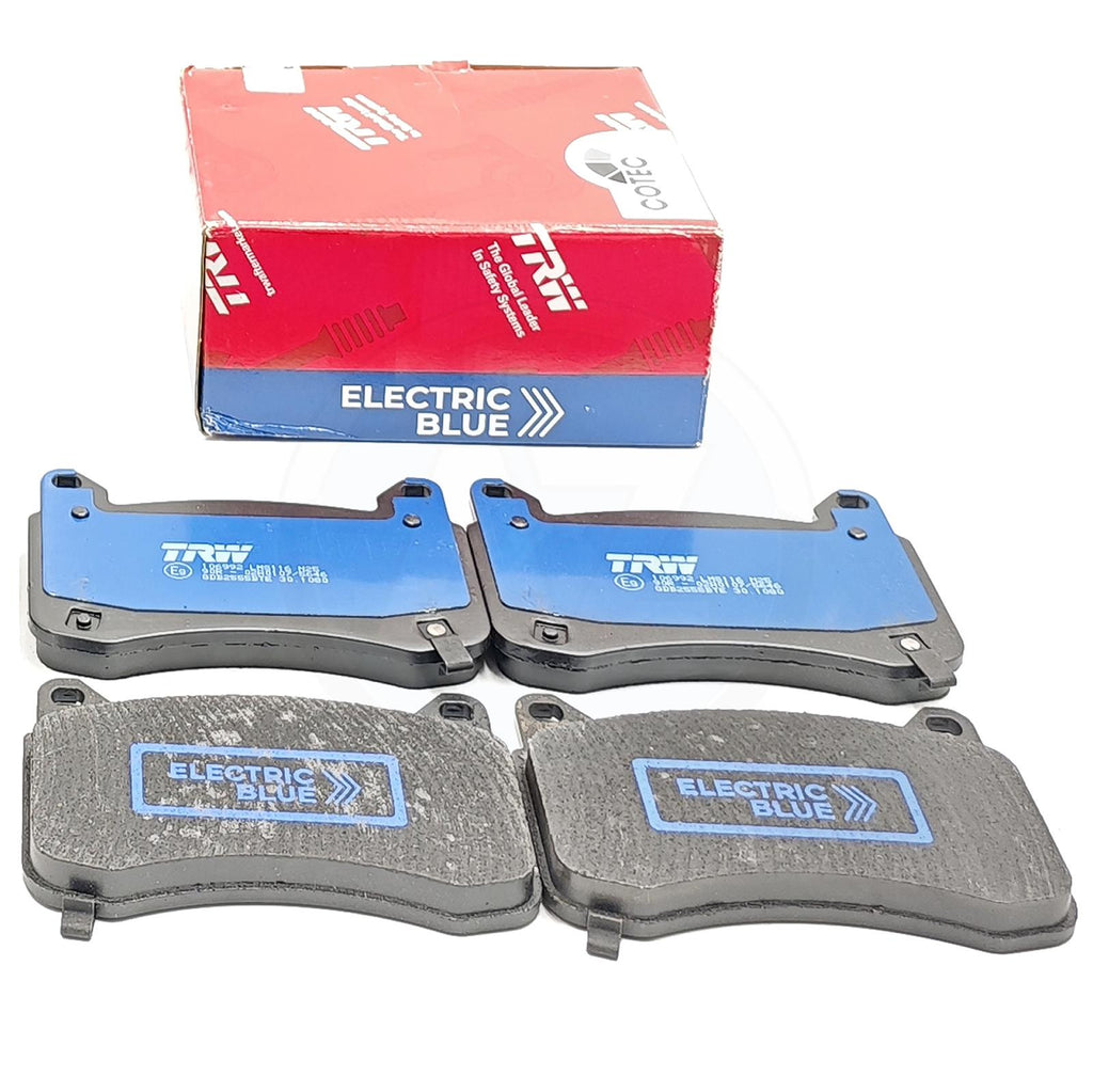 TRW BLUE EV BLUE FRONT BRAKE PADS SET FOR TESLA MODEL 3 PERFORMANCE 2018-
