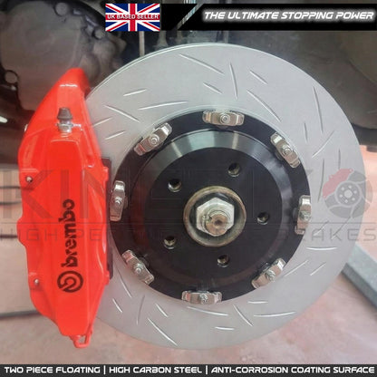 305mm TWO PIECE FLOATING FRONT BRAKE DISCS FOR ABARTH 500 595 695 COMPETIZIONE