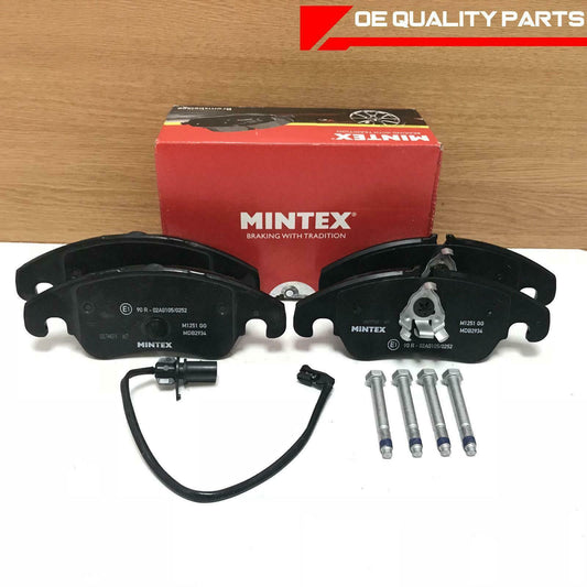 FOR AUDI A5 FRONT PREMIUM MINTEX BRAKE PADS + SENSOR PREMIUM QUALITY MDB2934