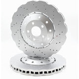 FOR AUDI RS6 RS7 13-2018 FRONT BRAKE DISCS BREMBO PADS 390mm X 36mm 4G0615301AH