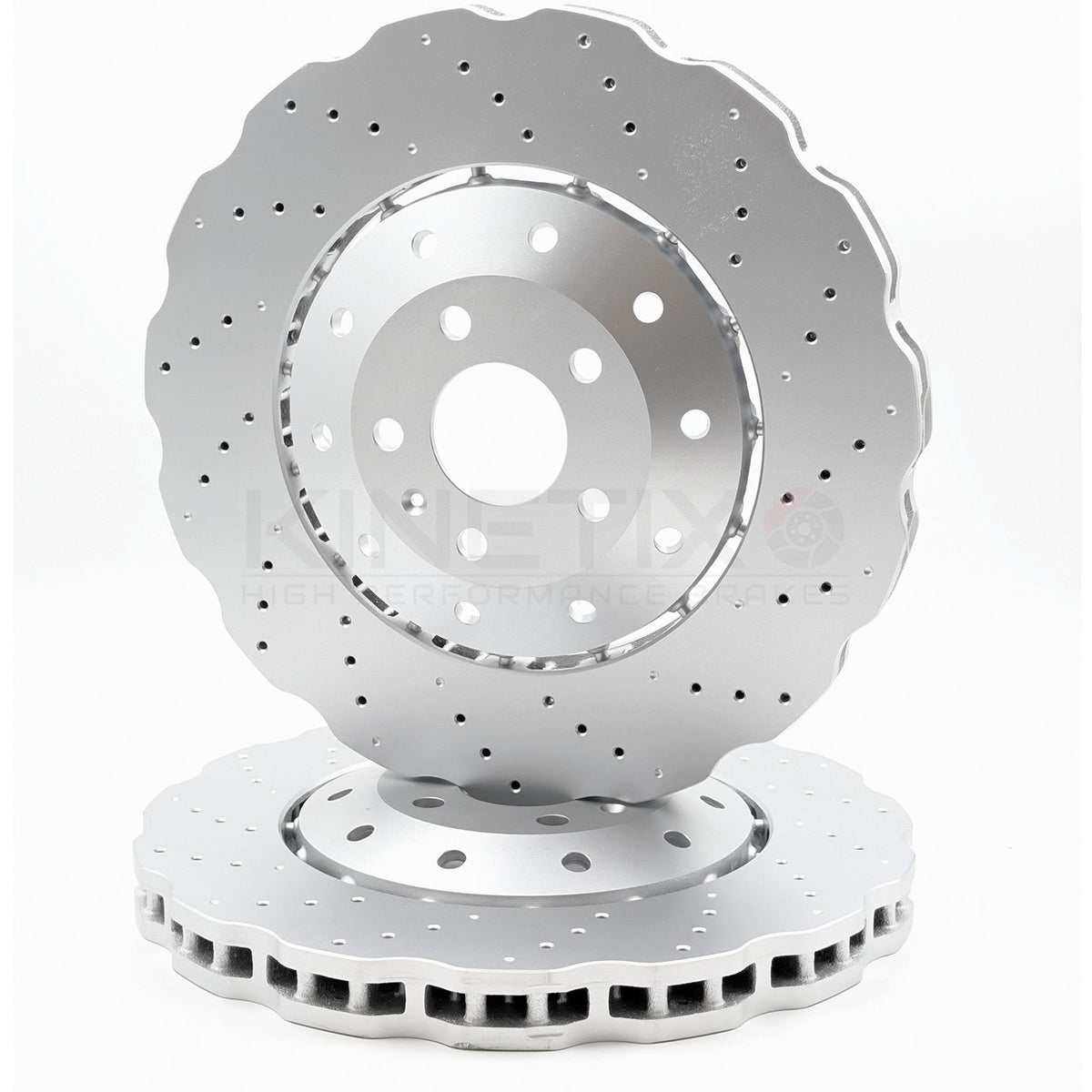 FOR AUDI RS6 (C7) 2013-2018 WAVEY FRONT REAR BRAKE DISCS PADS 390mm 356mm