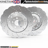 FOR AUDI RS6 RS7 13-2018 FRONT BRAKE DISCS BREMBO PADS 390mm X 36mm 4G0615301AH
