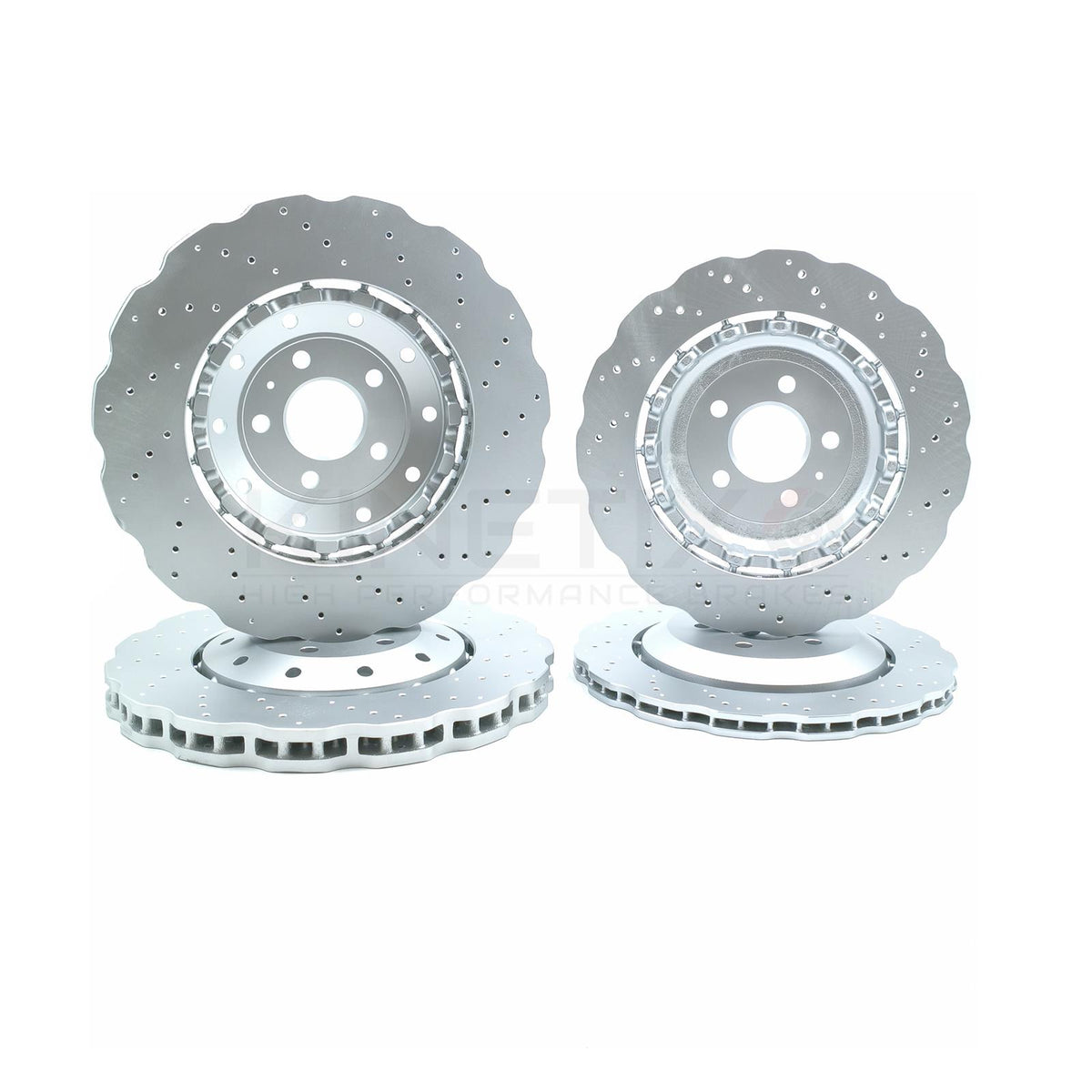 FOR AUDI RS7 2013-2018 WAVEY FRONT REAR BRAKE DISCS 4G0615301AH | 4G8615601E 390mm 356mm