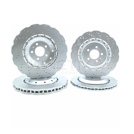 AUDI RS6 (C7) 2013-2018 WAVEY FRONT REAR BRAKE DISCS 4G0615301AH | 4G0615601