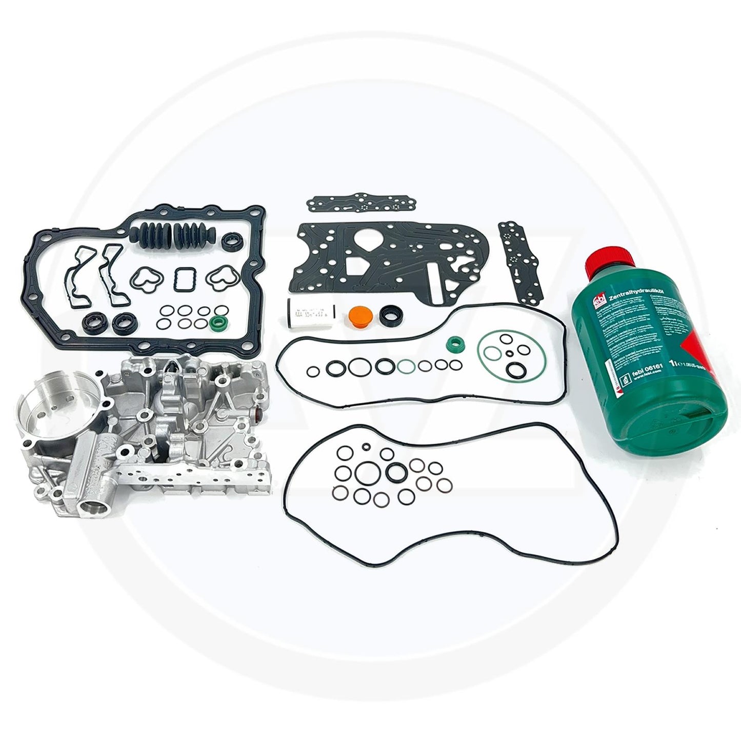 FOR AUDI SKODA SEAT VW 7 SPEED DQ200 DSG MECHATRONIC VALVE BODY GASKETS 1L OIL