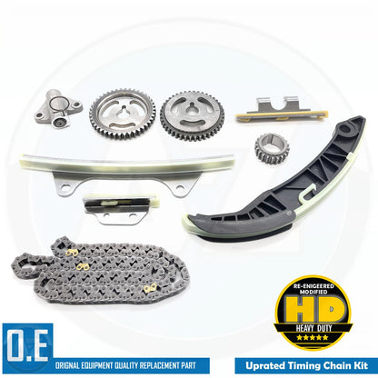 FOR HYUNDAI i10 i20 RIO PICANTO 1.2 PETROL G4LA ENGINE TIMING CHAIN KIT UPRATED