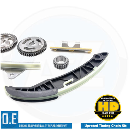 FOR HYUNDAI i10 i20 RIO PICANTO 1.2 PETROL G4LA ENGINE TIMING CHAIN KIT UPRATED