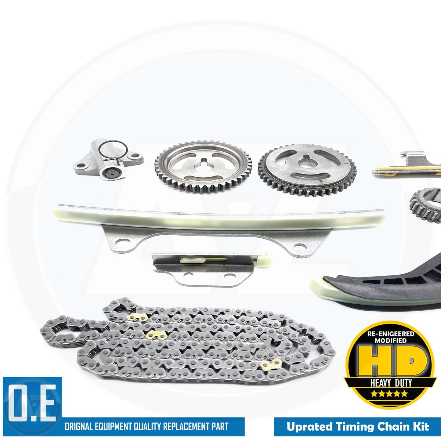 FOR HYUNDAI i10 i20 RIO PICANTO 1.2 PETROL G4LA ENGINE TIMING CHAIN KIT UPRATED