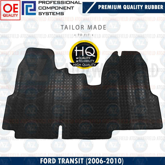 FORD TRANSIT MK7 2006-2013 TAILORED FIT MATS 1 PCE HEAVY DUTY RUBBER FLOOR MAT