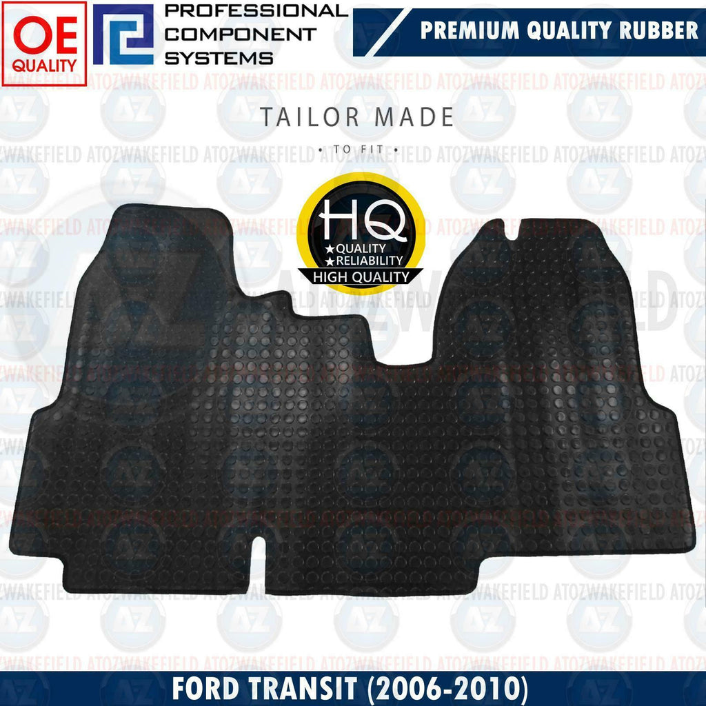 FORD TRANSIT MK7 2006-2013 TAILORED FIT MATS 1 PCE HEAVY DUTY RUBBER FLOOR MAT