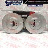 FOR BMW M3 3.0 3.2 EVO E36 Z3 3.2 FRONT DIMPLED GROOVED PERFORMANCE BRAKE DISCS