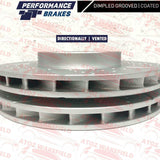 FOR BMW M3 3.0 3.2 EVO E36 Z3 3.2 FRONT DIMPLED GROOVED PERFORMANCE BRAKE DISCS