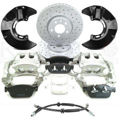 FOR VW TRANSPORTER T5 T6 FRONT 340mm BIG BRAKE CALIPER DISCS CONVERSION KIT