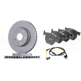 FOR JAGUAR XF XE F-PACE I-PACE RANGE ROVER VELAR FRONT BRAKE DISCS PADS SENSOR