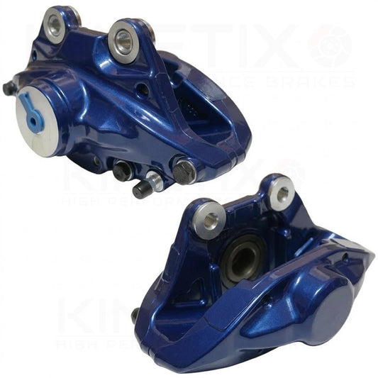 FOR BMW 1/2/3/4 SERIES M SPORT BLUE 345mm REAR LEFT RIGHT BRAKE CALIPERS PAIR