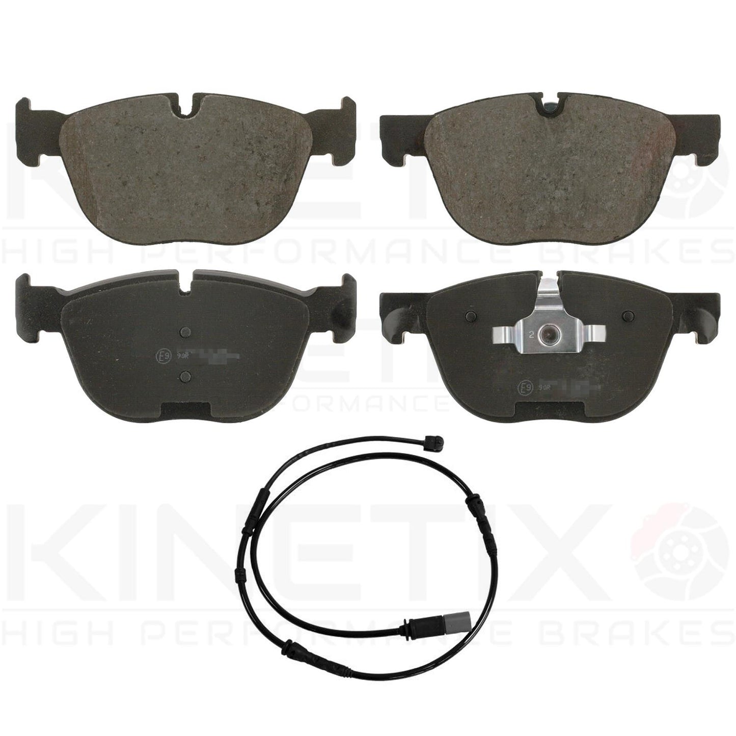 FOR BMW X4 X5 X6 FRONT BRAKE PADS & WEAR INDICATOR WIRE SENSOR