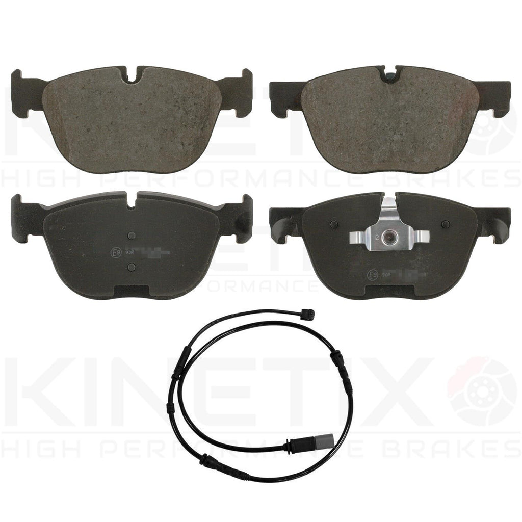 FOR BMW X4 X5 X6 FRONT BRAKE PADS & WEAR INDICATOR WIRE SENSOR