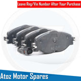 FOR VW CADDY 2.0 TDI DRILLED & GROOVED COATED FRONT BRAKE DISCS PADS 288mm FR