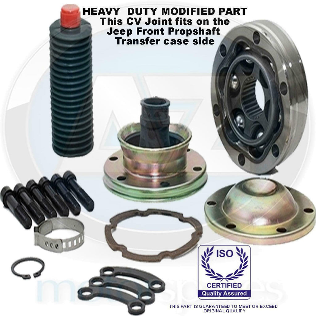 Jeep Grand Cherokee Liberty front propshaft rear cv joint kit transfer case end