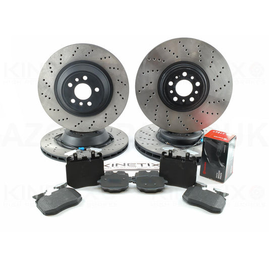 FOR BMW X3M F97 X4M F98 Competition FRONT REAR BRAKE DISCS BREMBO PADS PADS & WEAR WIRE SENSOR LEADS 395mm 370mm
