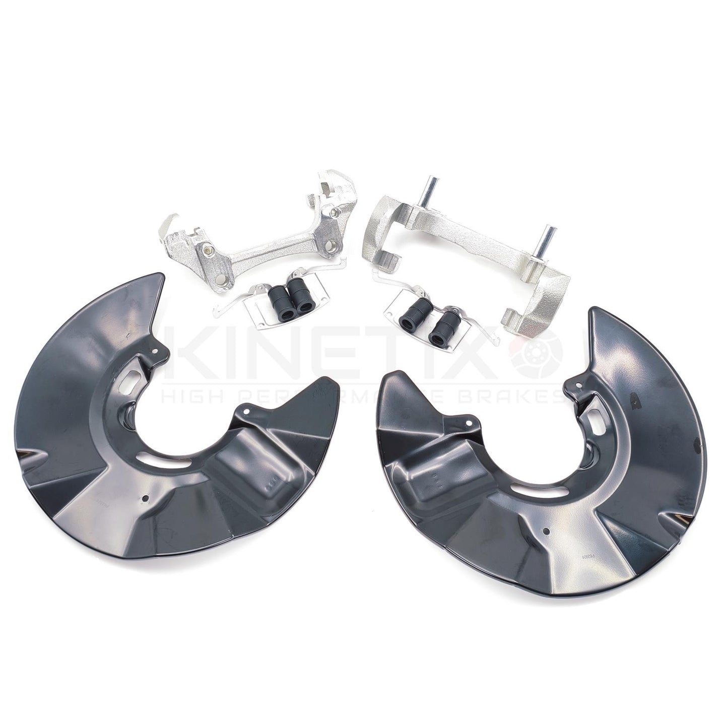 FOR TRANSPORTER T5/T6 340mm BIG BRAKE DISC SHIELD COVER CALIPER CARRIER BRACKETS