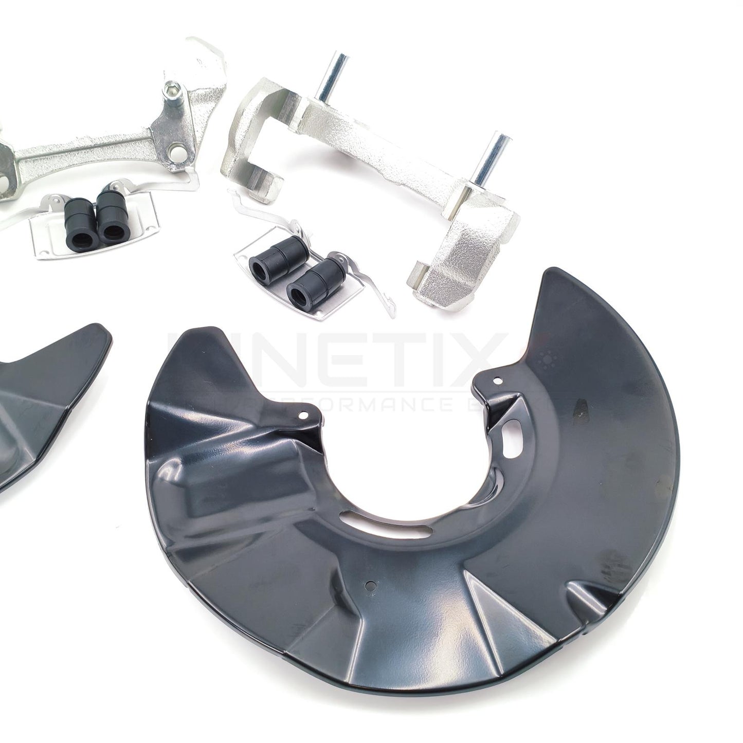 FOR TRANSPORTER T5/T6 340mm BIG BRAKE DISC SHIELD COVER CALIPER CARRIER BRACKETS