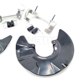 FOR TRANSPORTER T5/T6 340mm BIG BRAKE DISC SHIELD COVER CALIPER CARRIER BRACKETS