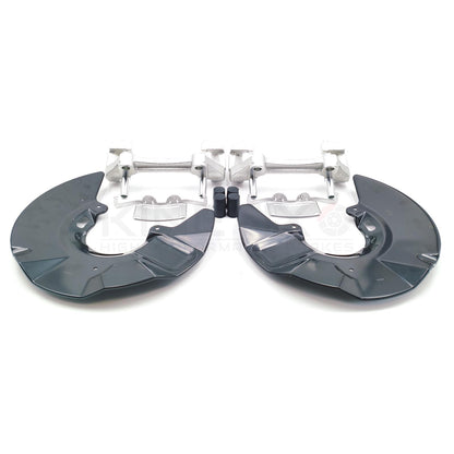 FOR TRANSPORTER T5/T6 340mm BIG BRAKE DISC SHIELD COVER CALIPER CARRIER BRACKETS