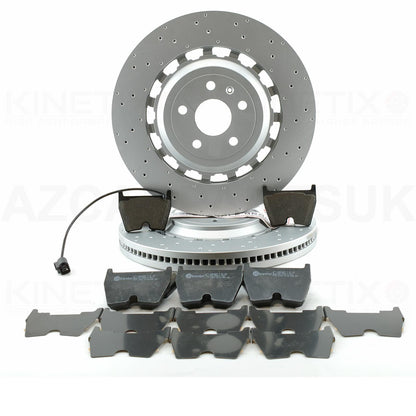 FOR AUDI TTRS TT RS 8S FV FRONT BRAKE DISCS BREMBO PADS 370mm 8S0615301C/E/L