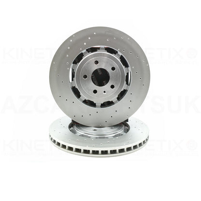 FOR AUDI RS6 (C8) RS7 (4K) 2019- 4.0 REAR BRAKE DISCS PAIR 370mm 4K0615601A