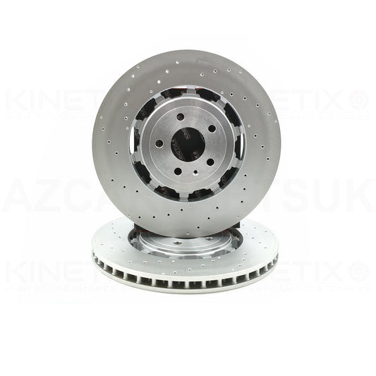FOR AUDI RS6 (C8) RS7 (4K) 2019- 4.0 REAR BRAKE DISCS PAIR 370mm 4K0615601A
