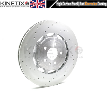 FOR AUDI RS6 (C8) RS7 (4K) 2019- 4.0 REAR BRAKE DISCS PAIR 370mm 4K0615601A