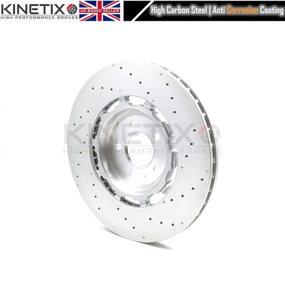 FOR AUDI RS6 (C8) RS7 (4K) 2019- 4.0 REAR BRAKE DISCS PAIR 370mm 4K0615601A
