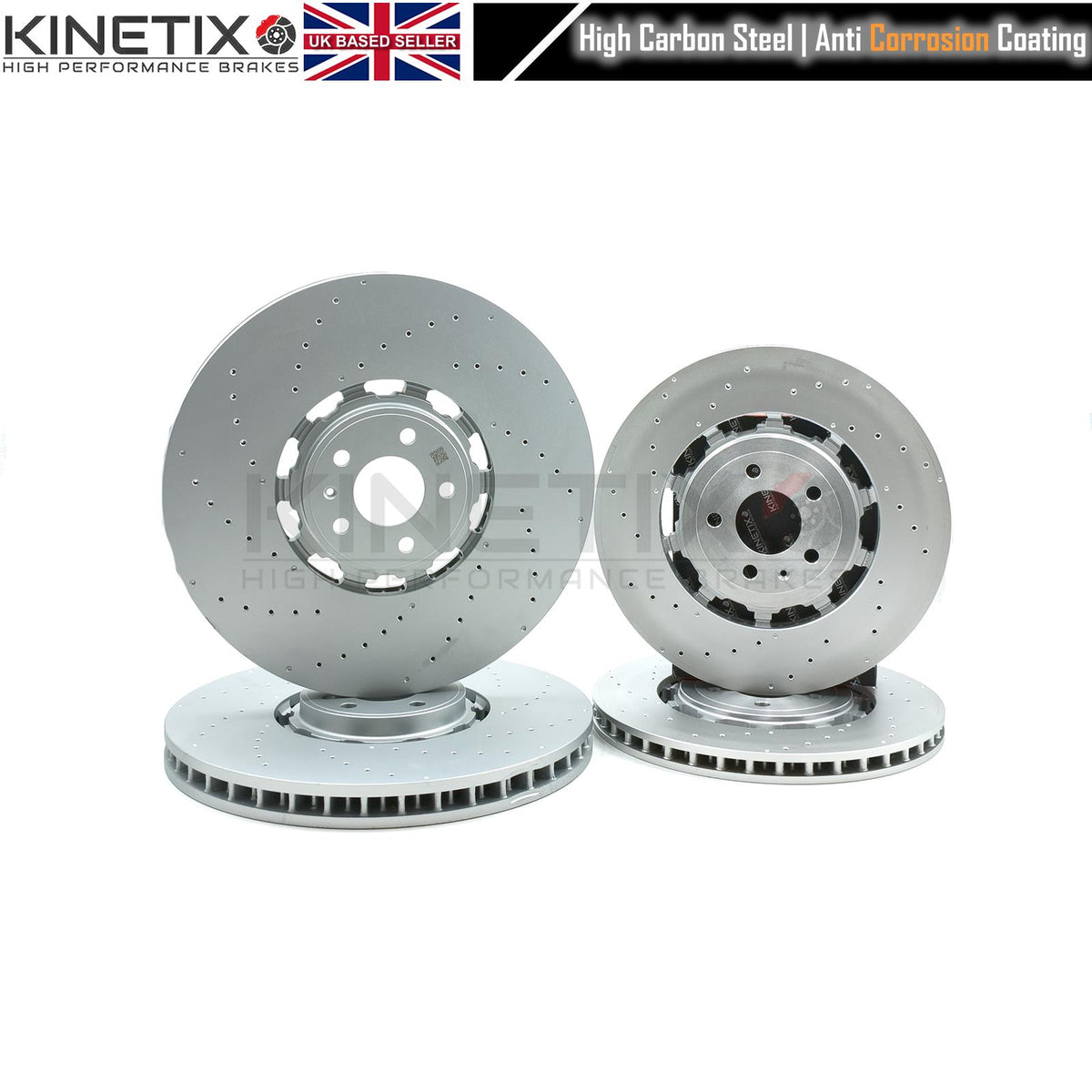 FOR AUDI RSQ8 RS Q8 FRONT REAR BRAKE DISCS PERFORMANCE CERAMIC RACING PADS & WEAR WIRE LEAD SENSORS 420mm 370mm
