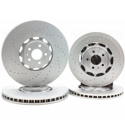 FOR AUDI RS6 C8 RS7 4K FRONT REAR BRAKE DISCS 420mm 370mm 4K0615301Q 4K0615601A
