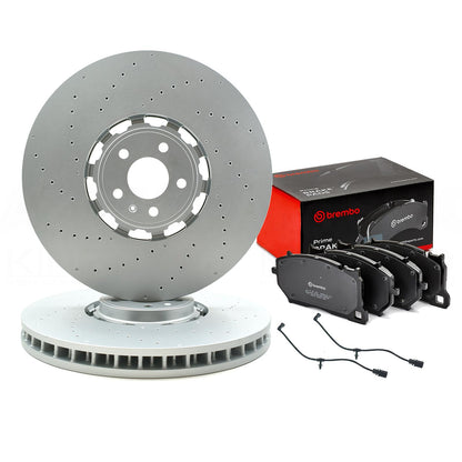 FOR AUDI RSQ8 RS Q8 FRONT BRAKE DISCS BREMBO PADS 420mm 4M8615301C/4M8615301D