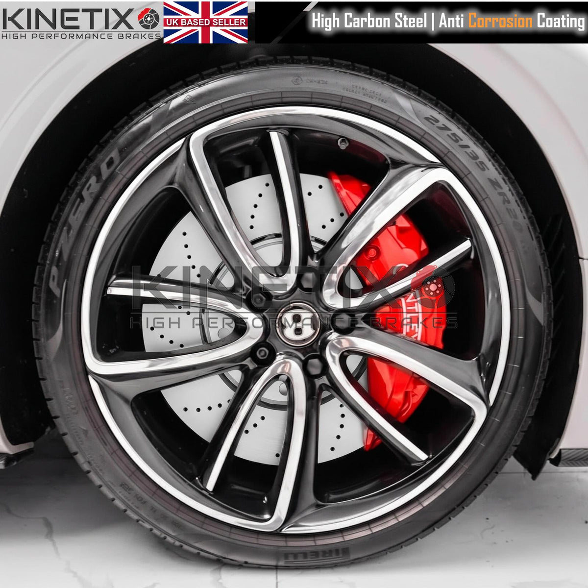FOR BENTLEY CONTINENTAL FLYING SPUR 6.0/4.0 CROSS DRILLED PERFORMANCE FRONT BRAKE DISCS PAIR 420mm X 40mm **NOT FOR CARBON CERAMIC BRAKES** 3SA 615 301 A | 3SA 615 302 A | 3SA615301A | 3SA615302A