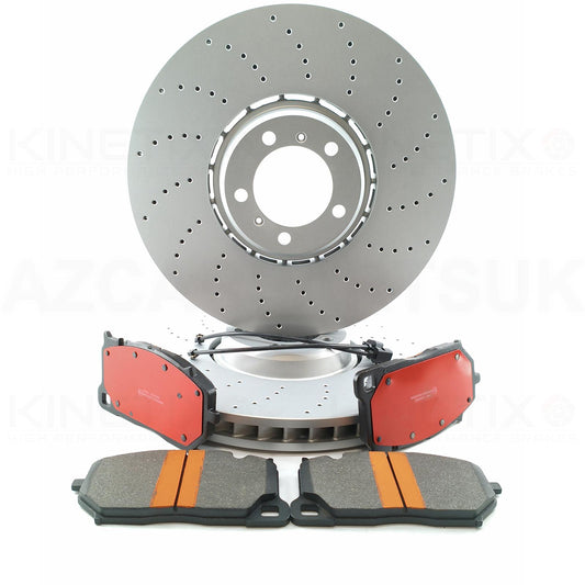 FOR BENTLEY CONTINENTAL FLYING SPUR 6.0 4.0 FRONT BRAKE DISCS PADS 420mm