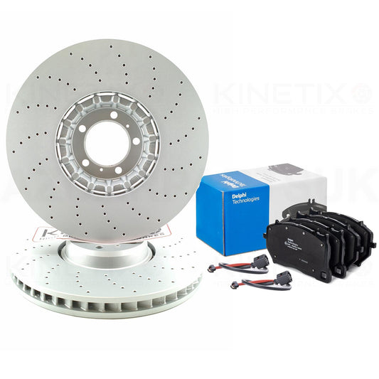 FOR BENTLEY CONTINENTAL FLYING SPUR 6.0 4.0 FRONT BRAKE DISCS PADS 420mm X 40mm