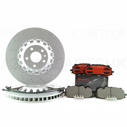 AUDI E-TRON S4 S5 S6 S7 S8 SQ5 A6 A7 A8 Q7 Q8 FRONT BRAKE DISCS Xtra PADS 375mm
