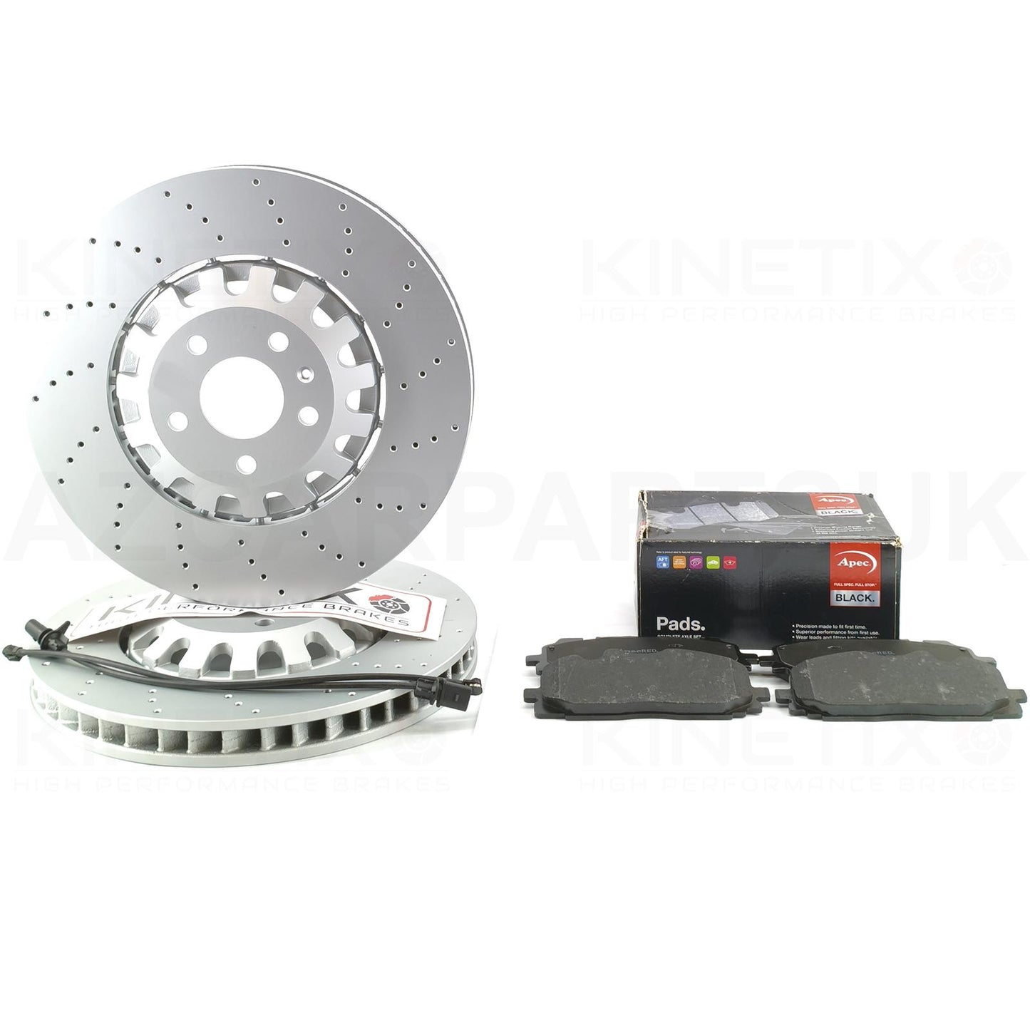 AUDI E-TRON S4 S5 S6 S7 S8 SQ5 A6 A7 A8 Q7 Q8 FRONT BRAKE DISCS PADS 375m X 36m