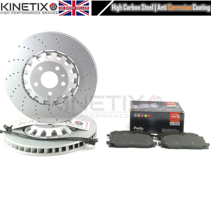 AUDI E-TRON S4 S5 S6 S7 S8 SQ5 A6 A7 A8 Q7 Q8 FRONT BRAKE DISCS PADS 375m X 36m
