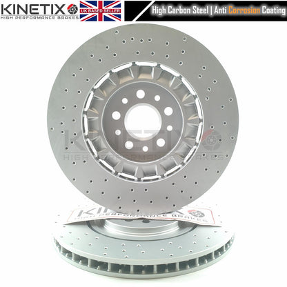MASERATI GHIBLI LEVANTE QUATTROPORTE 3.8 V8 FRONT BRAKE DISCS PAIR 6700377690