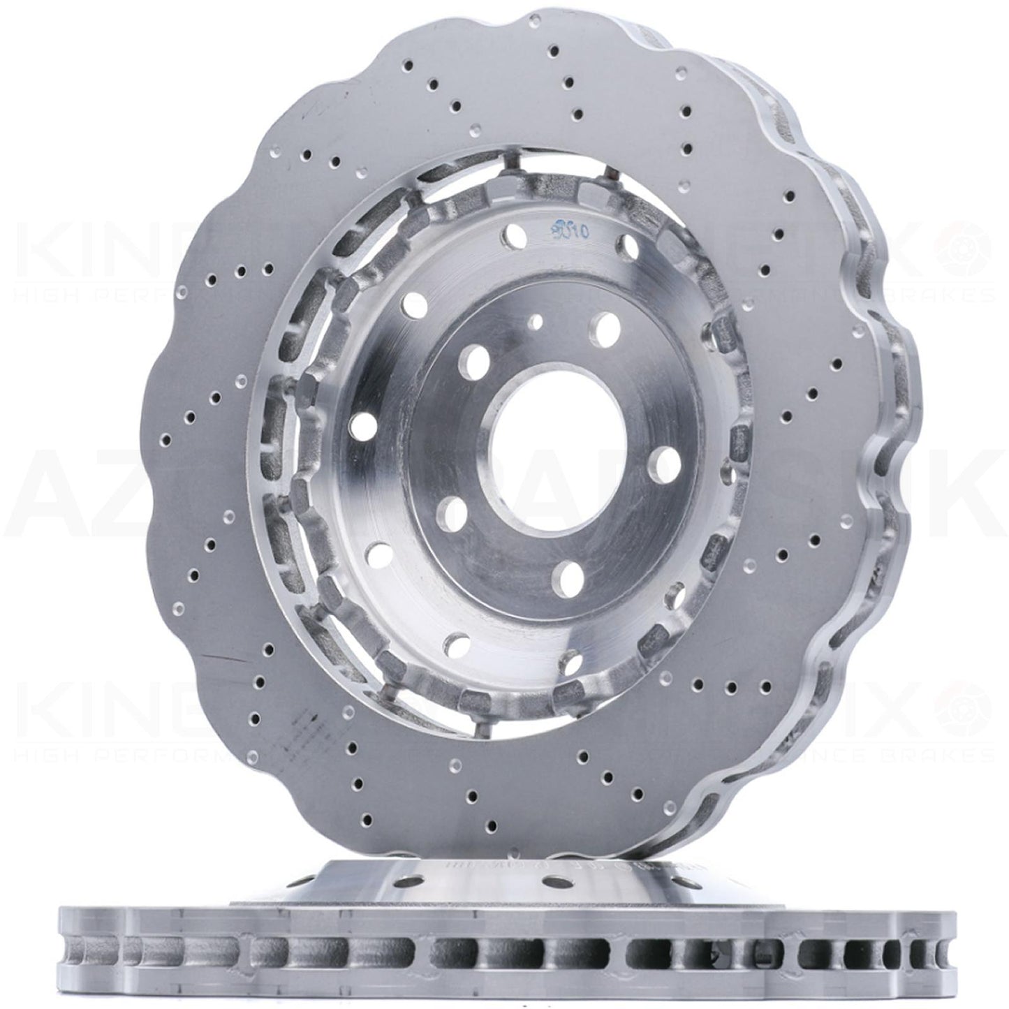 FOR AUDI RS4 RS5 R8 WAVED FRONT BRAKE DISCS 365mm X 34mm 4S0615601B/8T0615301